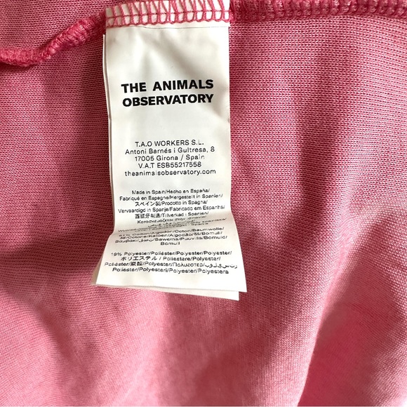 NWOT The Animals Observatory Terry Cloth Skirt - Picture 6 of 7
